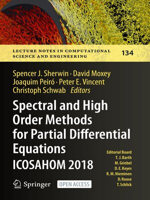 cover image of Spectral and High Order Methods for Partial Differential Equations ICOSAHOM 2018
